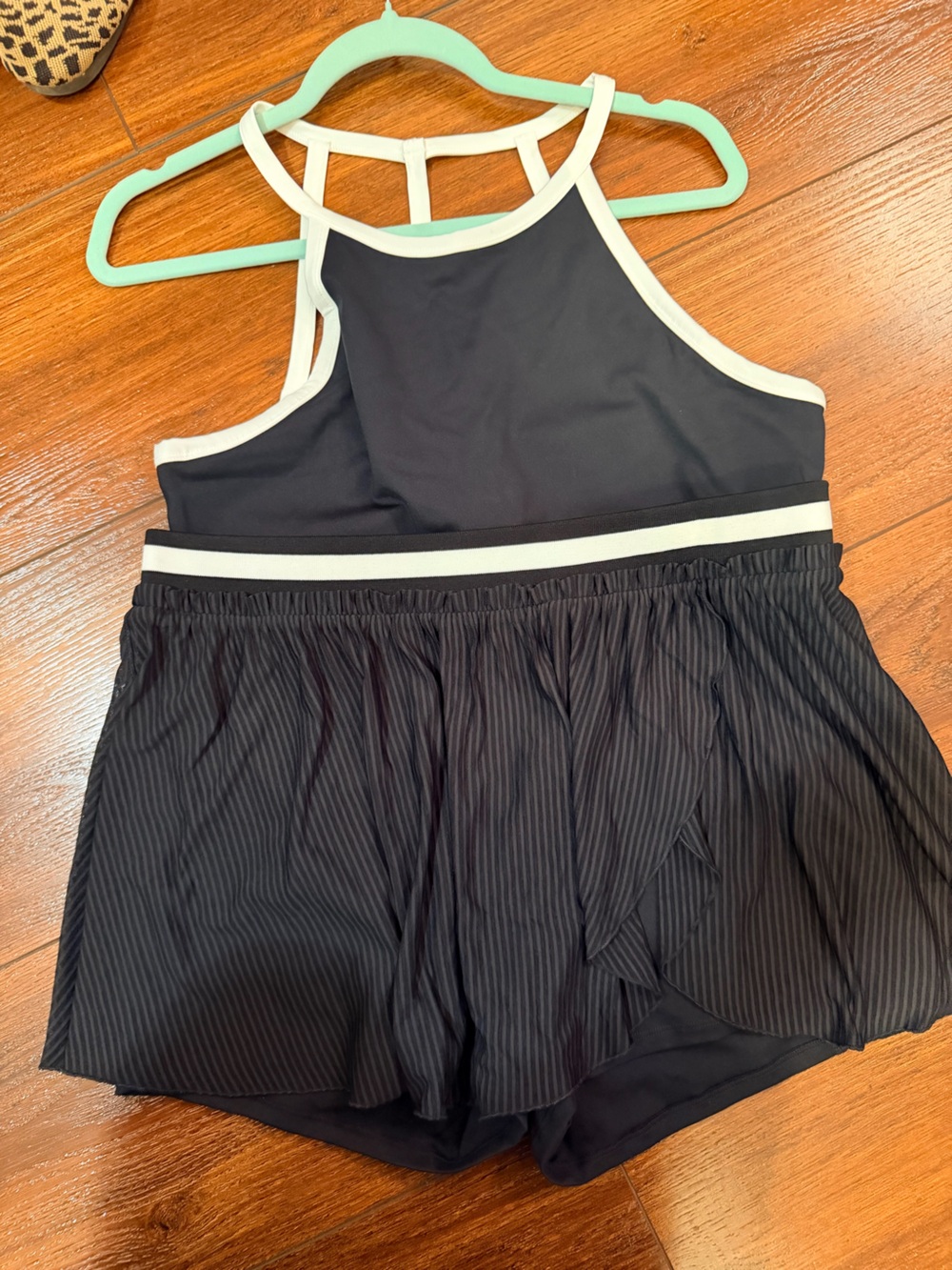 FP Movement by Free People black top skirt White Trim